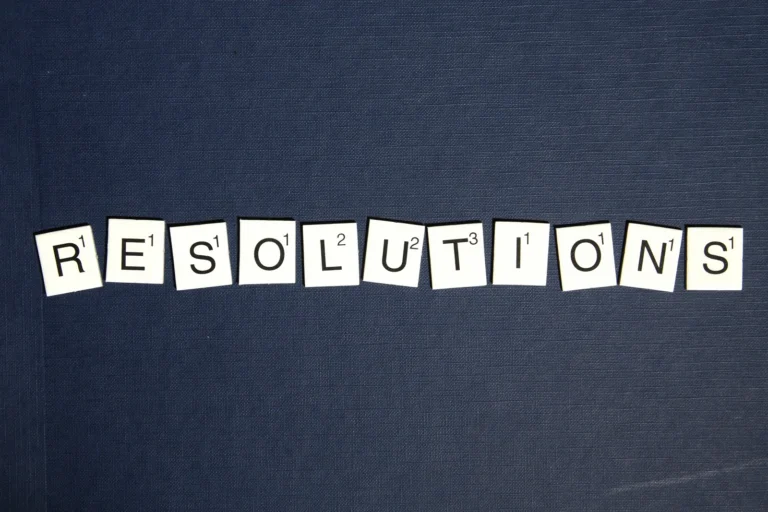 Scrabble tiles arranged to spell the word resolutions